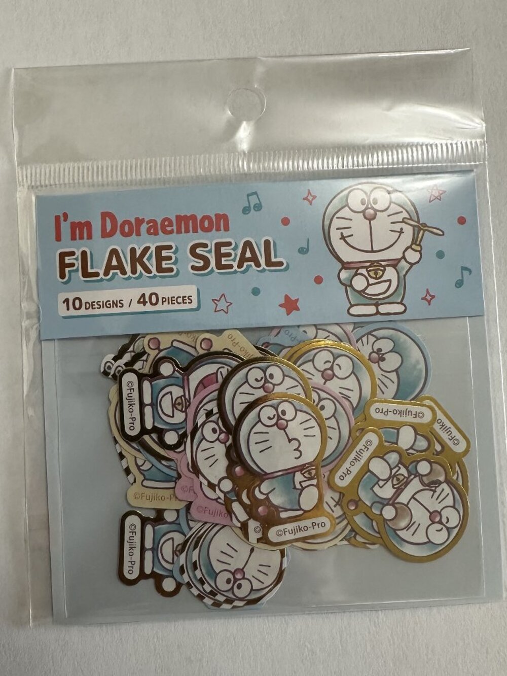 Sanrio Doraemon Flake Seal Sticker Pack